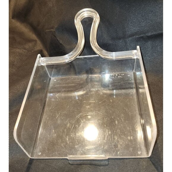 Vintage Rare 1970s Space Age Designs Lucite Clear Post Modern Napkin Holders Sta - Picture 3 of 13